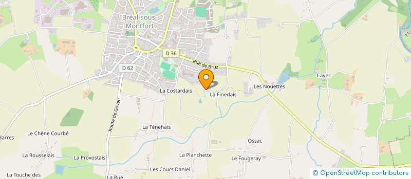 localisation de l'entreprise MAKDAD RAVALEMENT  BREAL-SOUS-MONTFORT