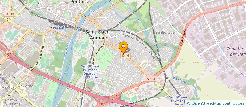 localisation de l'entreprise MAKDOUD INVEST IMMO  SAINT-OUEN-L'AUMONE