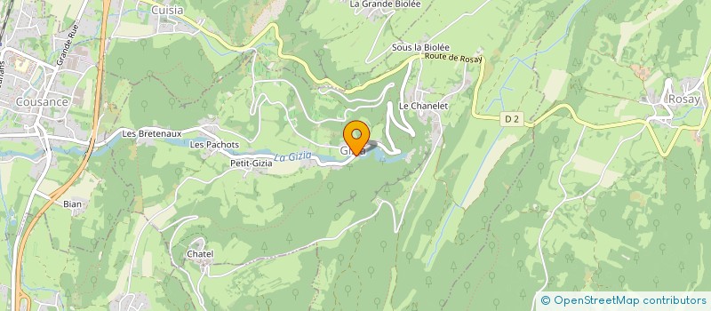 localisation de l'entreprise MAKE  BEAUFORT-ORBAGNA