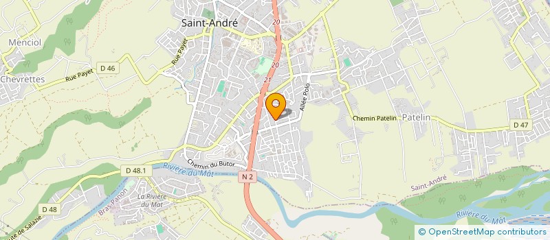 localisation de l'entreprise MAKE ECOM à SAINT-ANDRE