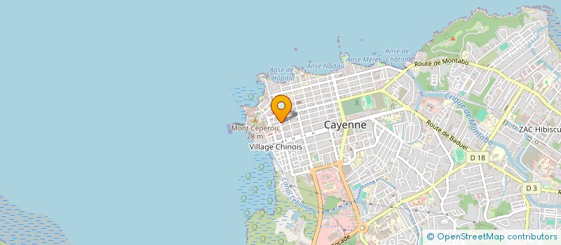 localisation de l'entreprise MAKE GUYASIA  CAYENNE