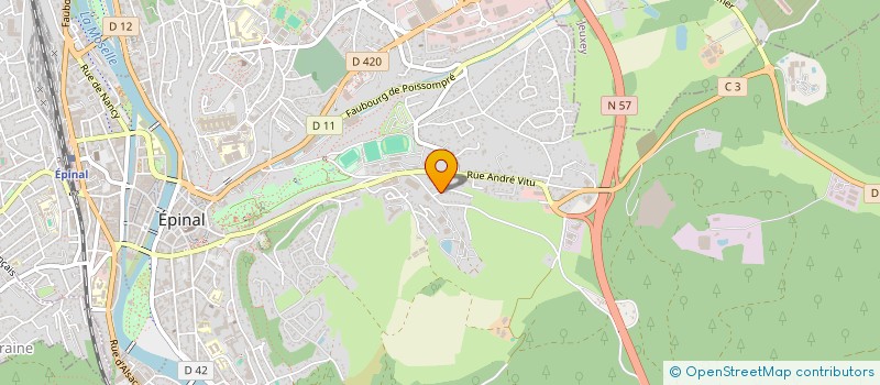 localisation de l'entreprise MAKE IT DANCE  EPINAL