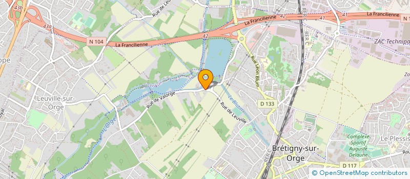 localisation de l'entreprise MAKE-IT PLM à BRETIGNY-SUR-ORGE