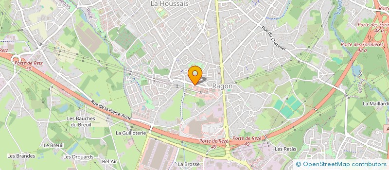 localisation de l'entreprise MAKE IT SAFE  REZE