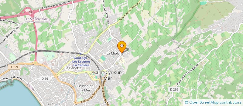 localisation de l'entreprise MAKE IT WITH BEN à SAINT-CYR-SUR-MER