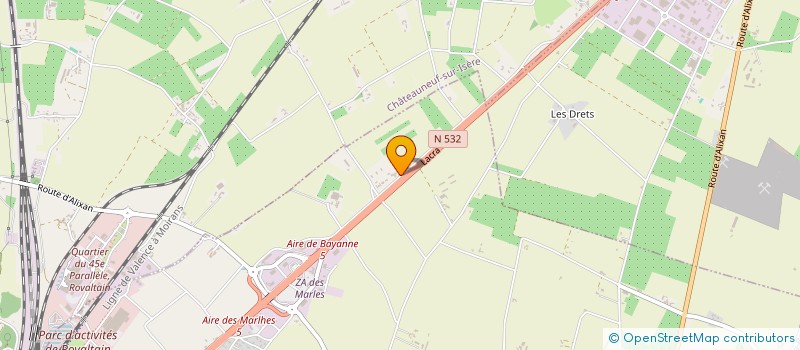 localisation de l'entreprise MAKE LVOE  ALIXAN