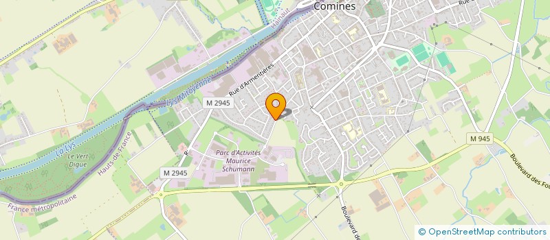 localisation de l'entreprise MAKE MAGIC PROD  COMINES