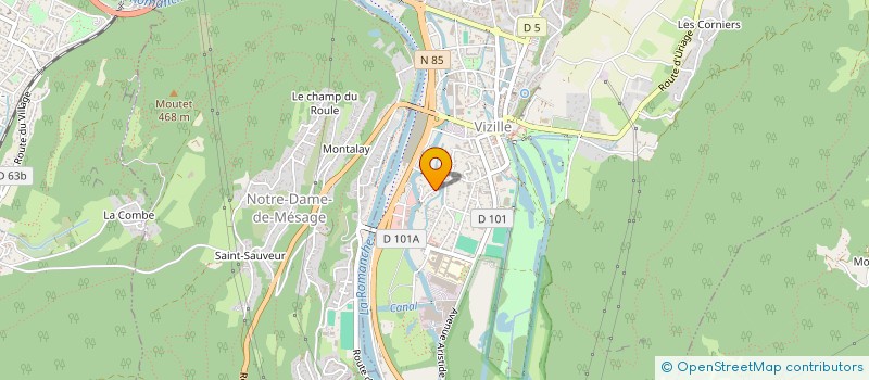 localisation de l'entreprise MAKE SENSE à VIZILLE