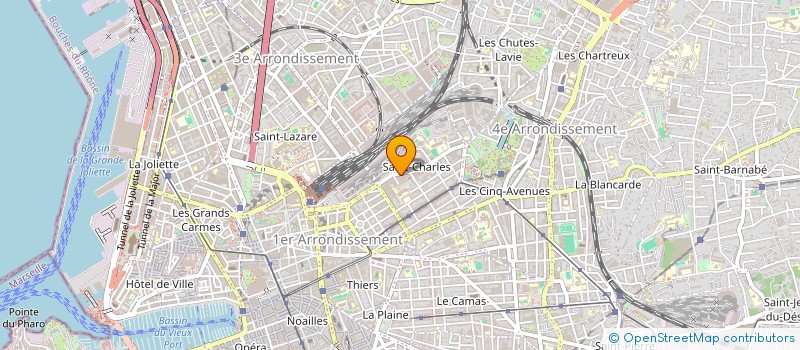 localisation de l'entreprise MAKE UP à MARSEILLE