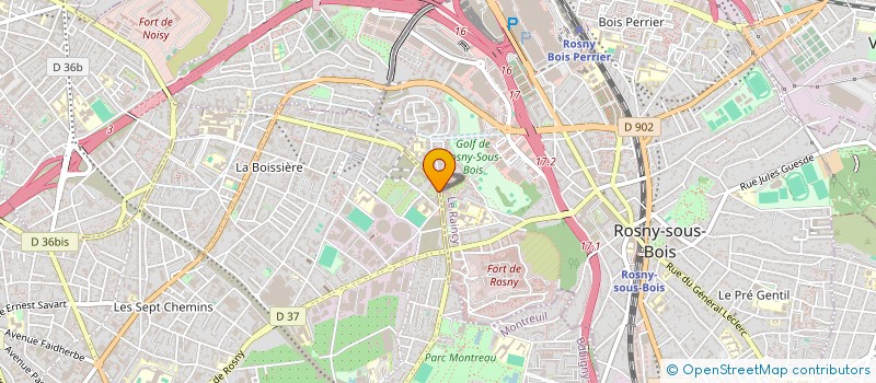 localisation de l'entreprise MAKE YOUR CHOICE à MONTREUIL