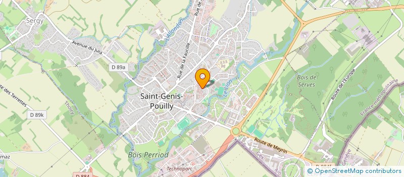 localisation de l'entreprise MAKE YOUR OWN PLACE à SAINT-GENIS-POUILLY