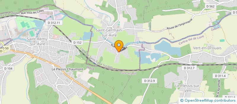 localisation de l'entreprise MAKEDACONSULTING  SAINT-GERMAIN-SUR-AVRE