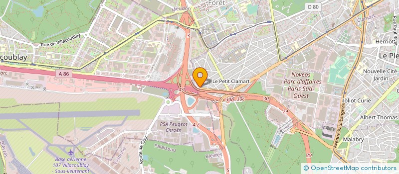 localisation de l'entreprise MAKEHITEC à CLAMART