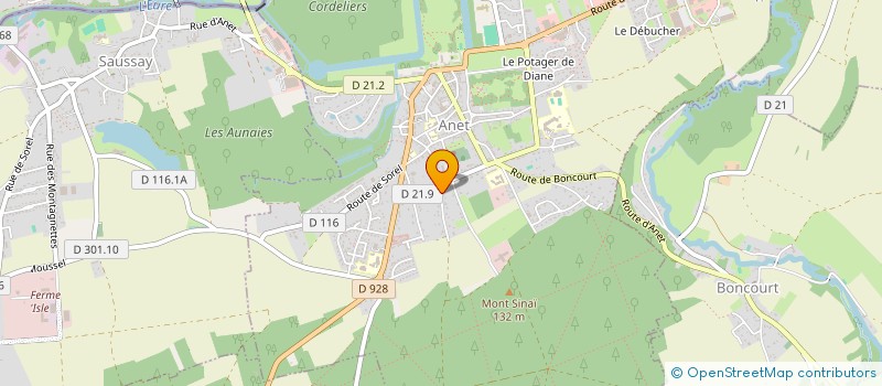 localisation de l'entreprise MAKELINK à ANET