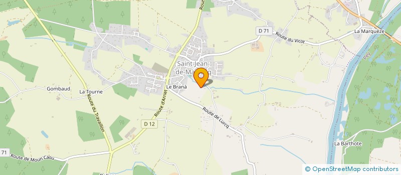 localisation de l'entreprise MAKELOR  SAINT-JEAN-DE-MARSACQ