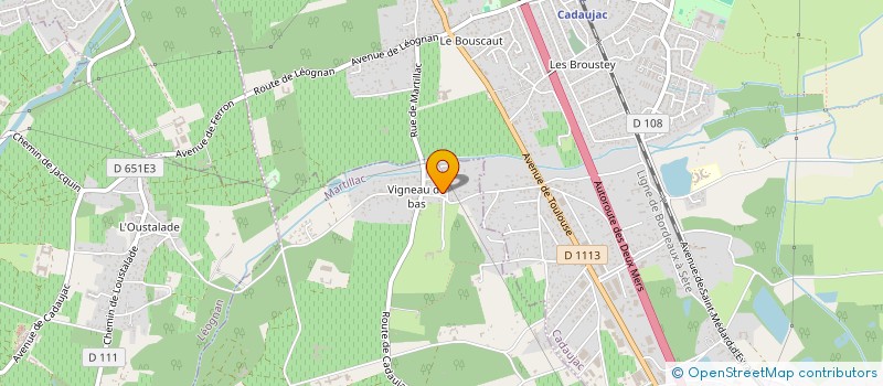 localisation de l'entreprise MAKEMAKA  MARTILLAC