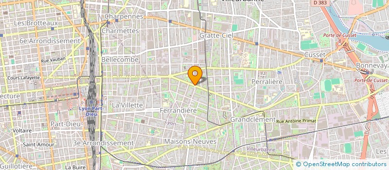 localisation de l'entreprise MAKENA  VILLEURBANNE