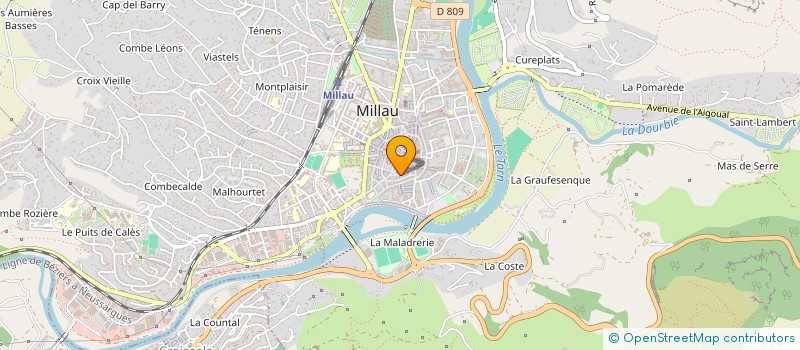 localisation de l'entreprise MAKESPAPER à MILLAU