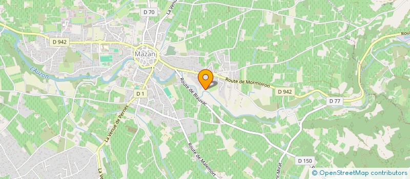 localisation de l'entreprise MAKEVI  MAZAN