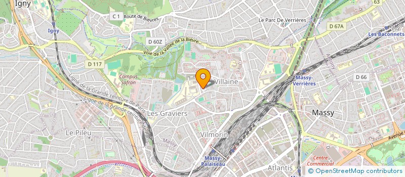 localisation de l'entreprise MAKFITNESS à MASSY