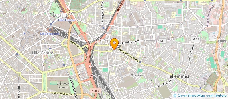 localisation de l'entreprise MAKHFI à LILLE