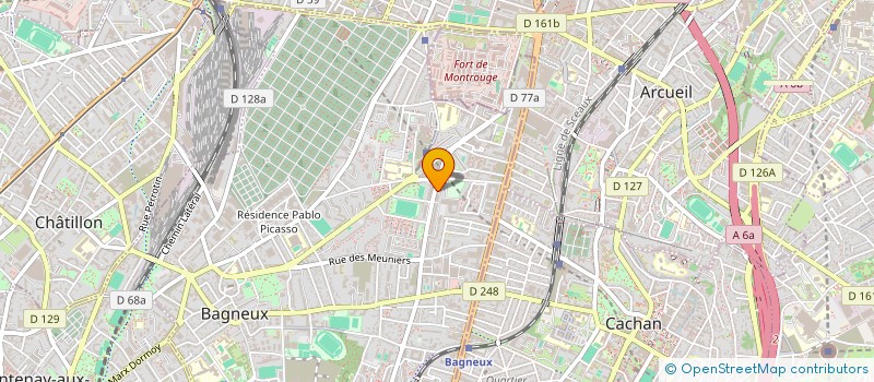 localisation de l'entreprise MAKHLOUF à BAGNEUX