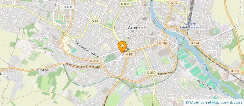 localisation de l'entreprise MAKI à AUXERRE