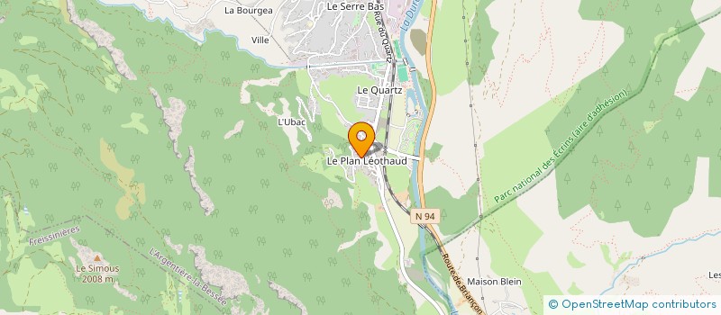 localisation de l'entreprise MAKI  L'ARGENTIERE-LA-BESSEE