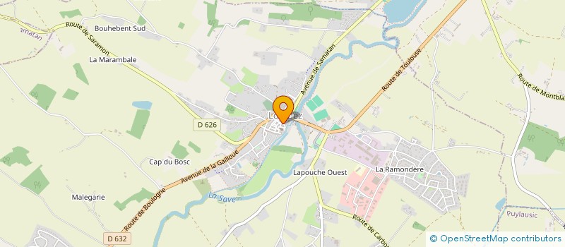 localisation de l'entreprise MAKI  LOMBEZ