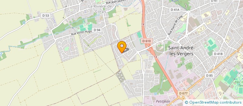 localisation de l'entreprise MAKI ITM TROYES à SAINT-ANDRE-LES-VERGERS
