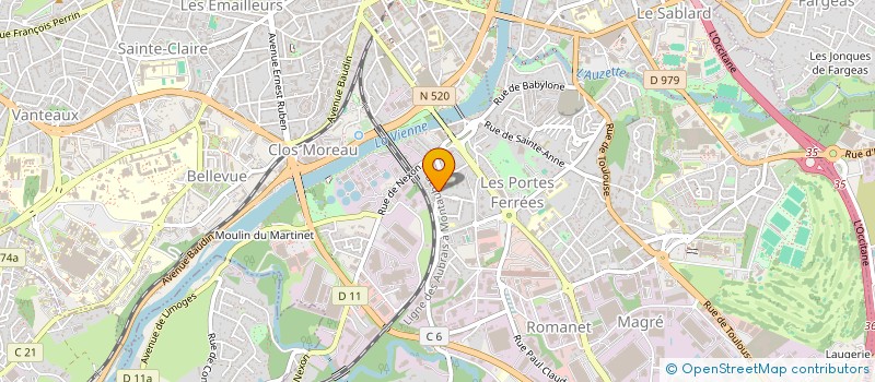 localisation de l'entreprise MAKI LIMOGES à LIMOGES