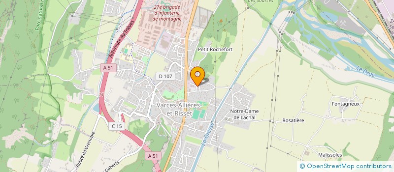 localisation de l'entreprise MAKI-OISANS  VARCES-ALLIERES-ET-RISSET