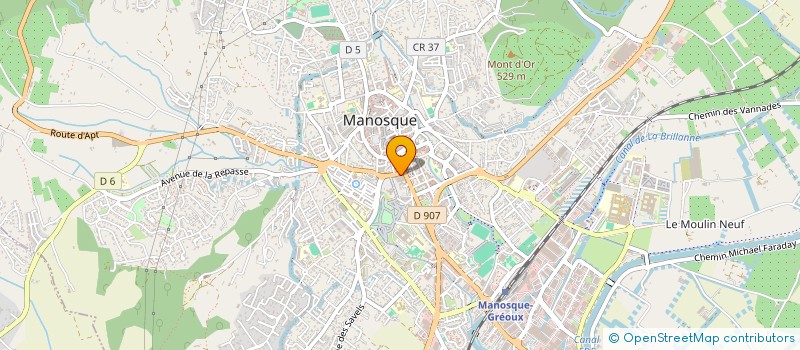 localisation de l'entreprise MAKI ONE à MANOSQUE