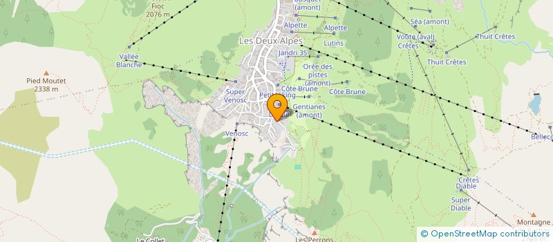 localisation de l'entreprise MAKIDA  LES DEUX ALPES