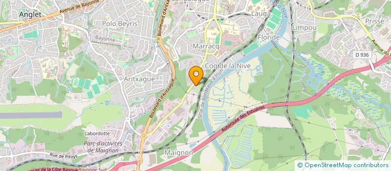 localisation de l'entreprise MAKILA à BAYONNE