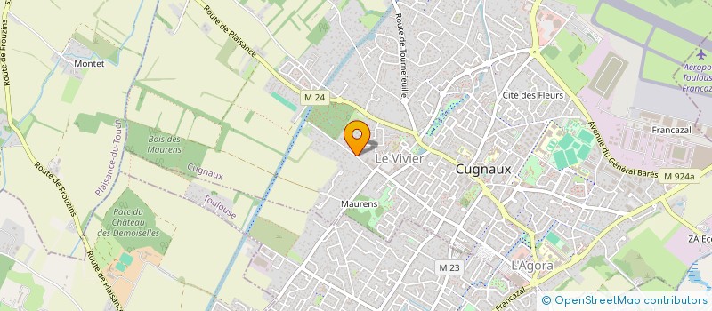 localisation de l'entreprise MAKILOUKI  CUGNAUX