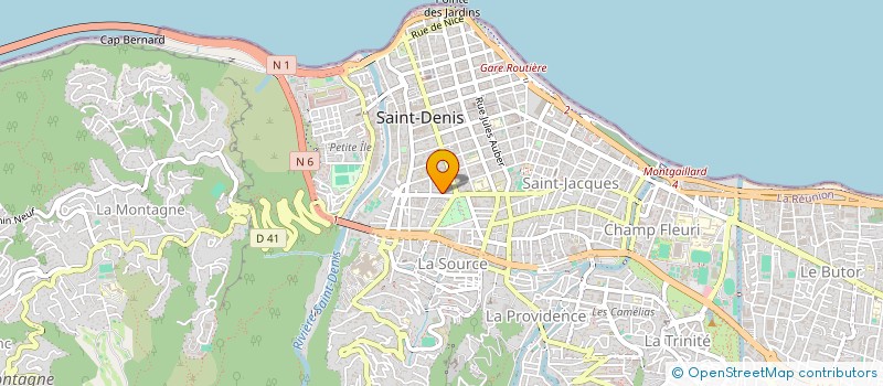 localisation de l'entreprise MAKINA à SAINT-DENIS