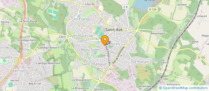 localisation de l'entreprise MAKINE  SAINT-AVE