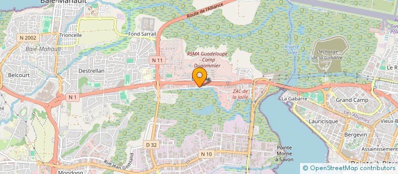 localisation de l'entreprise MAKING DISCIPLES FOR CHRIST - FAIRE DES DISCIPLES POUR CHRIST  BAIE-MAHAULT