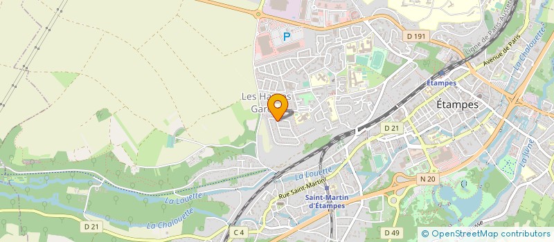 localisation de l'entreprise MAKINOU TRANSPORTS  ETAMPES