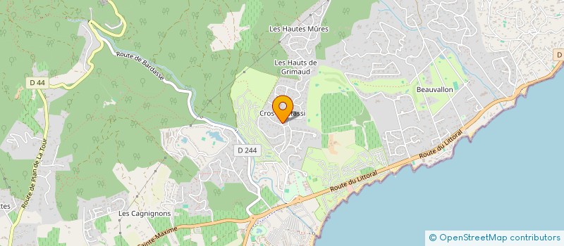 localisation de l'entreprise MAKIS à GRIMAUD