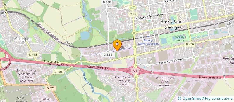 localisation de l'entreprise MAKITA FRANCE SAS  BUSSY-SAINT-GEORGES