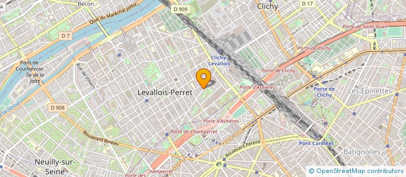 localisation de l'entreprise MAKITRUCK à LEVALLOIS-PERRET
