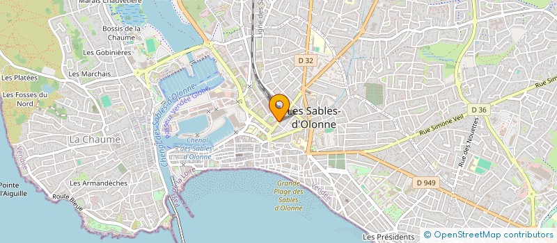localisation de l'entreprise MAKIX à LES SABLES D'OLONNE
