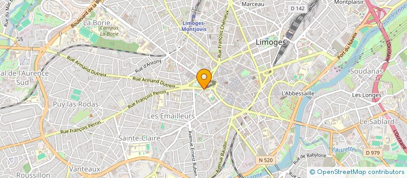 localisation de l'entreprise MAKIZART à LIMOGES