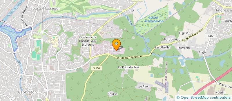 localisation de l'entreprise MAKK  BENESSE-MAREMNE