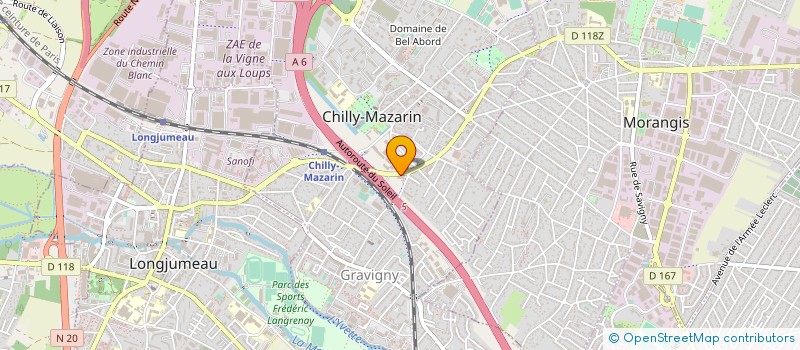 localisation de l'entreprise MAKKAH LIMOUSINE  CHILLY-MAZARIN