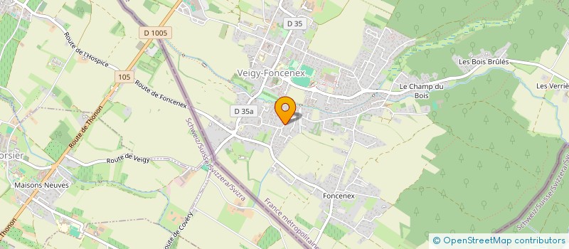 localisation de l'entreprise MAKKI  VEIGY-FONCENEX