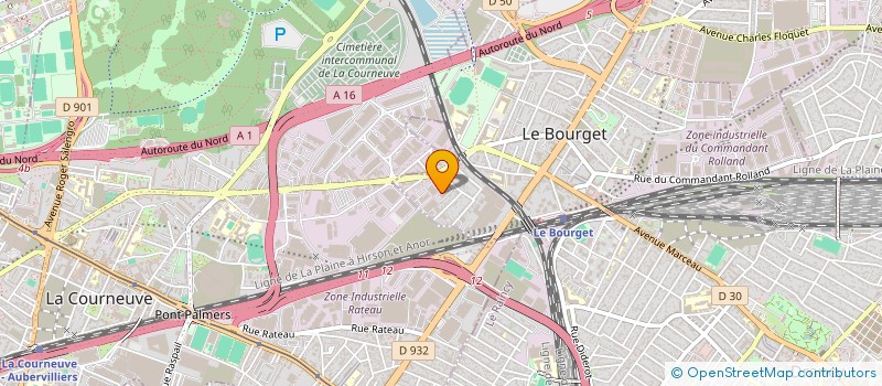 localisation de l'entreprise MAKLA DISTRIBUTION à LE BOURGET