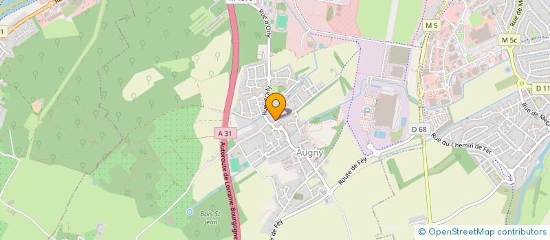 localisation de l'entreprise MAKO  AUGNY